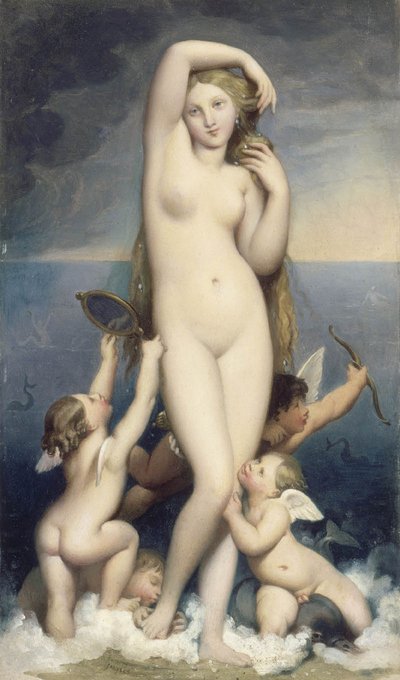 Venus Anadyomene by Jean Auguste Dominique Ingres